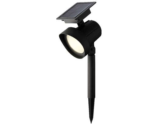 Decoris 2er Set Gartenstrahler Solar-Spotlight